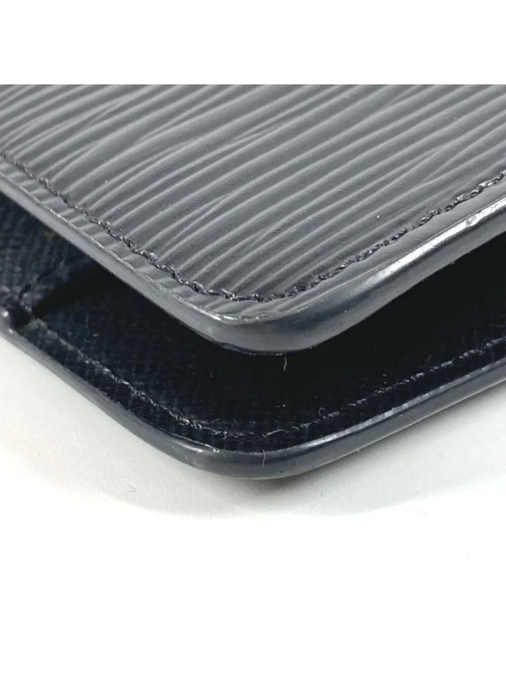 Louis Vuitton Notebook Cover Agenda MM Epi Leather Noir Black